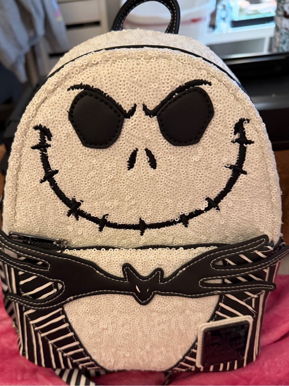 Sequin Loungefly Backpack NWT- The nightmare before Christmas Jack Skellington